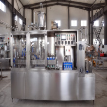 半自动液体酸奶牛奶饮料果汁屋顶盒灌装机北亚生产